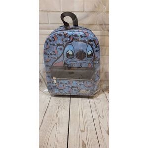 Bioworld Disney Stitch AOP Blue Mini Backpack
